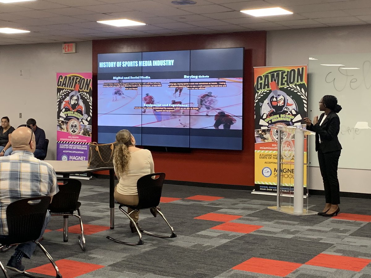 SpartanMagnet's tweet image. Just a few of our amazing students  showcasing projects they’ve been working on. Great presentations! #BusinessInnovationManagement #CodingAppDevelopment #GamingDesignAnimation #STEMMagnetShowcase2020