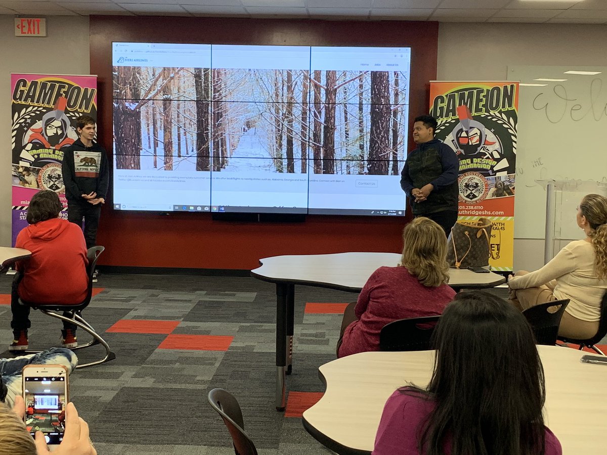 SpartanMagnet's tweet image. Just a few of our amazing students  showcasing projects they’ve been working on. Great presentations! #BusinessInnovationManagement #CodingAppDevelopment #GamingDesignAnimation #STEMMagnetShowcase2020