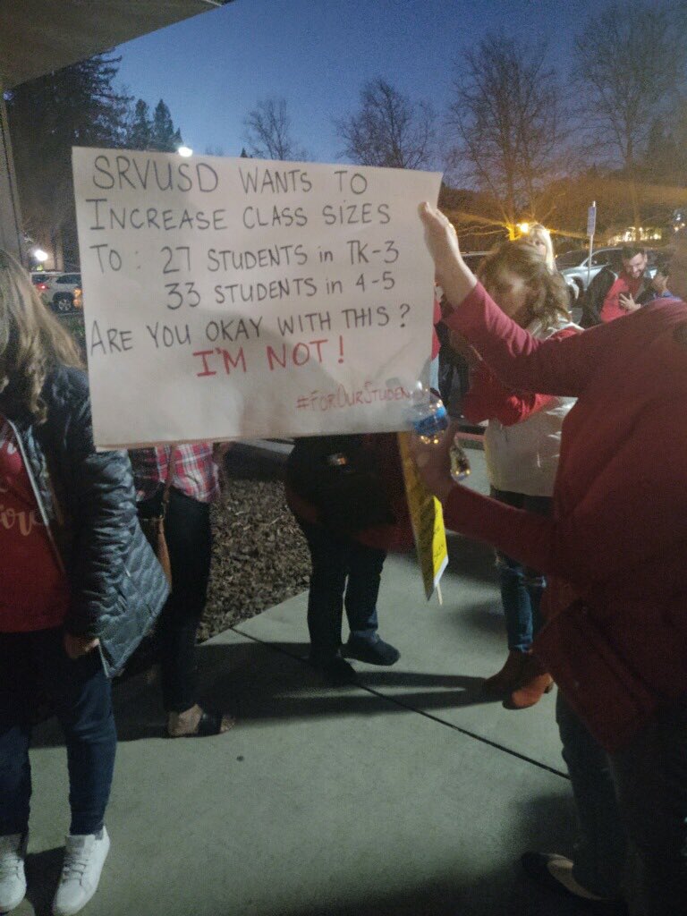 Look at these people! #srveastrong4kids #redfored #forourstudents