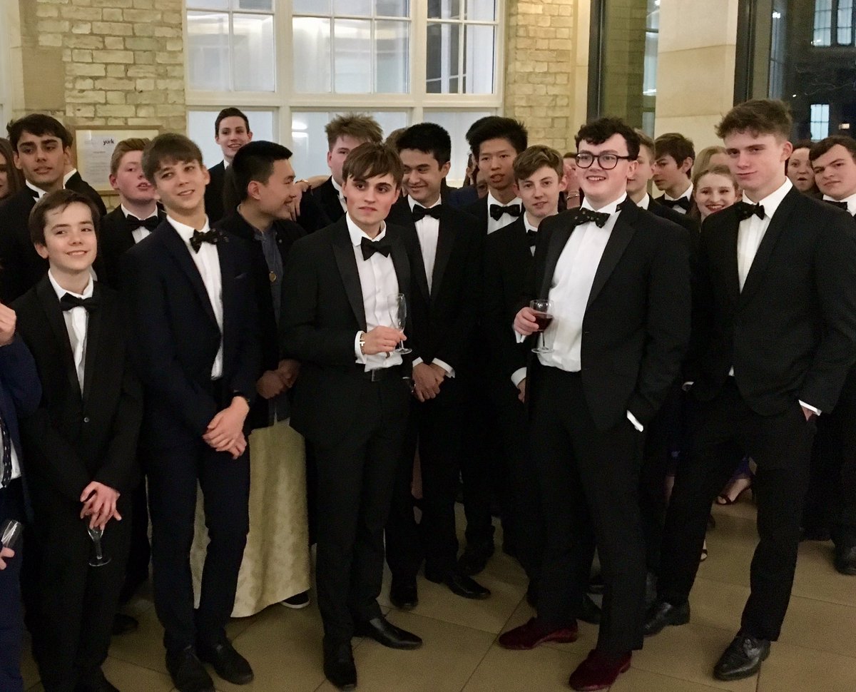politicsastar's tweet photo. All entertained by “THB that laughter is the best medicine” at a wonderful Debating Dinner to celebrate another year of @stpetersyork debating. Thank you @STPcatering &amp; Mrs Lunardi! https://t.co/XuqZJhvW7x