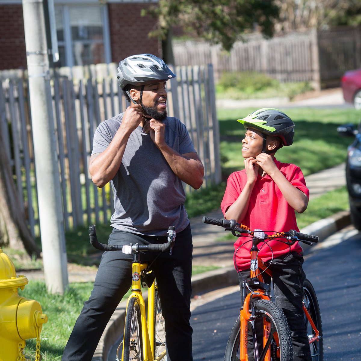 Do you always wear your bike helmet? When you show your kids how to ride safely, they'll follow. #WheeledSports #safety #parents #kids #helmet  bit.ly/EnjoyRide