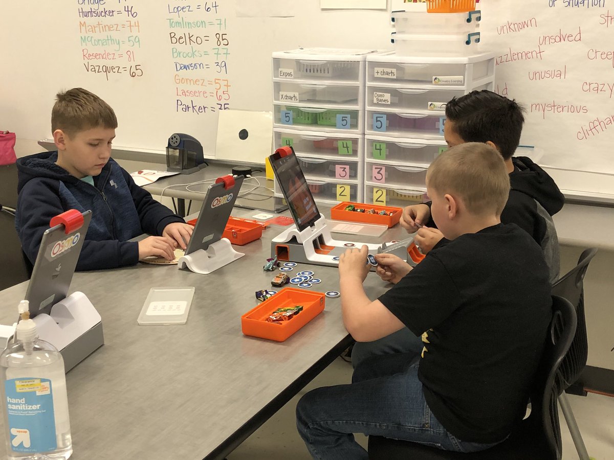 spiles07's tweet photo. Working on spatial reasoning skills with @PlayOsmo #geometry #lytleisd #elpirates #smartlab #math https://t.co/uNSHtJIxGl
