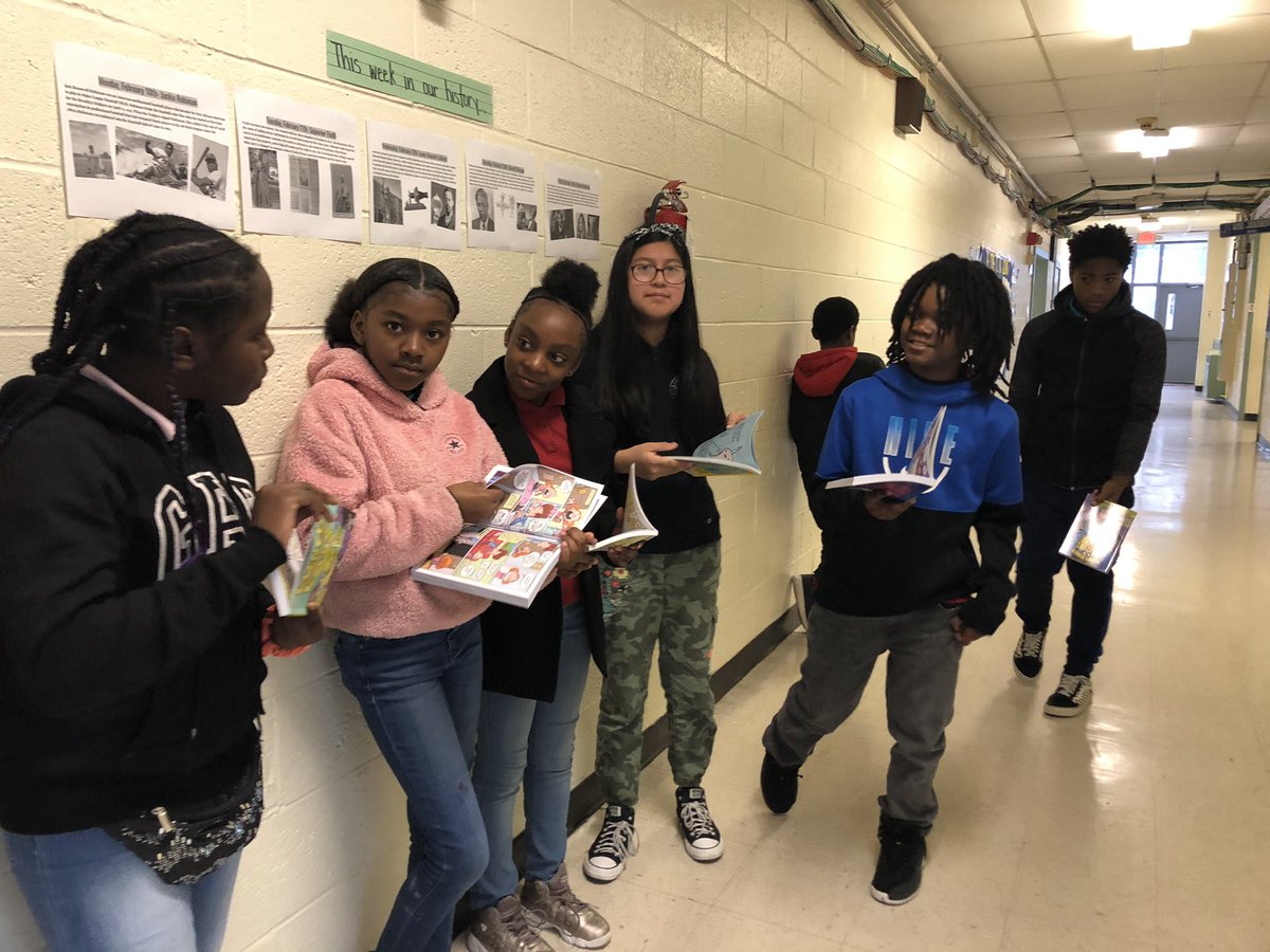 We are so thankful for the generous donation from the Rotary Club which allowed us to buy books for our 3rd-5th graders to share with their families. #nhcschat