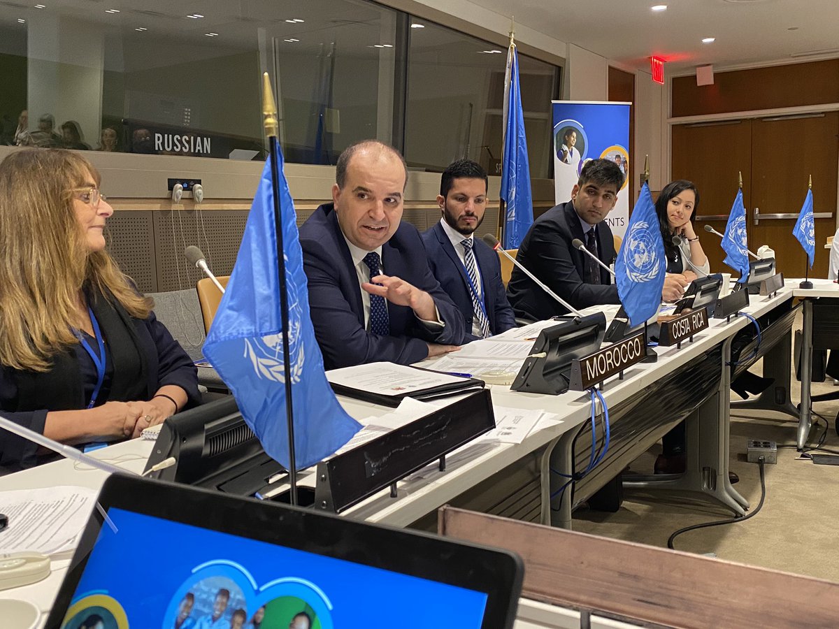 avisilverman's tweet photo. Powerful initiative from both @CostaRicaONU @Morocco_UN advancing the Adolescents Call to Action @UN an important priority #ewecyouth https://t.co/I3B62sbLEl