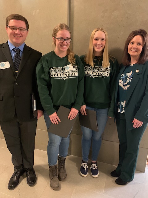 KeepMeInCollege's tweet photo. 2020 Advocacy Day ✔️ 

Today Keep Me in College members met with nearly a dozen Representatives and Senators to discuss the importance of Access Missouri, our state’s only need-based financial aid program. 

#KeepMeInCollege #KMIC #AccessMissouri https://t.co/aI2N460v5T