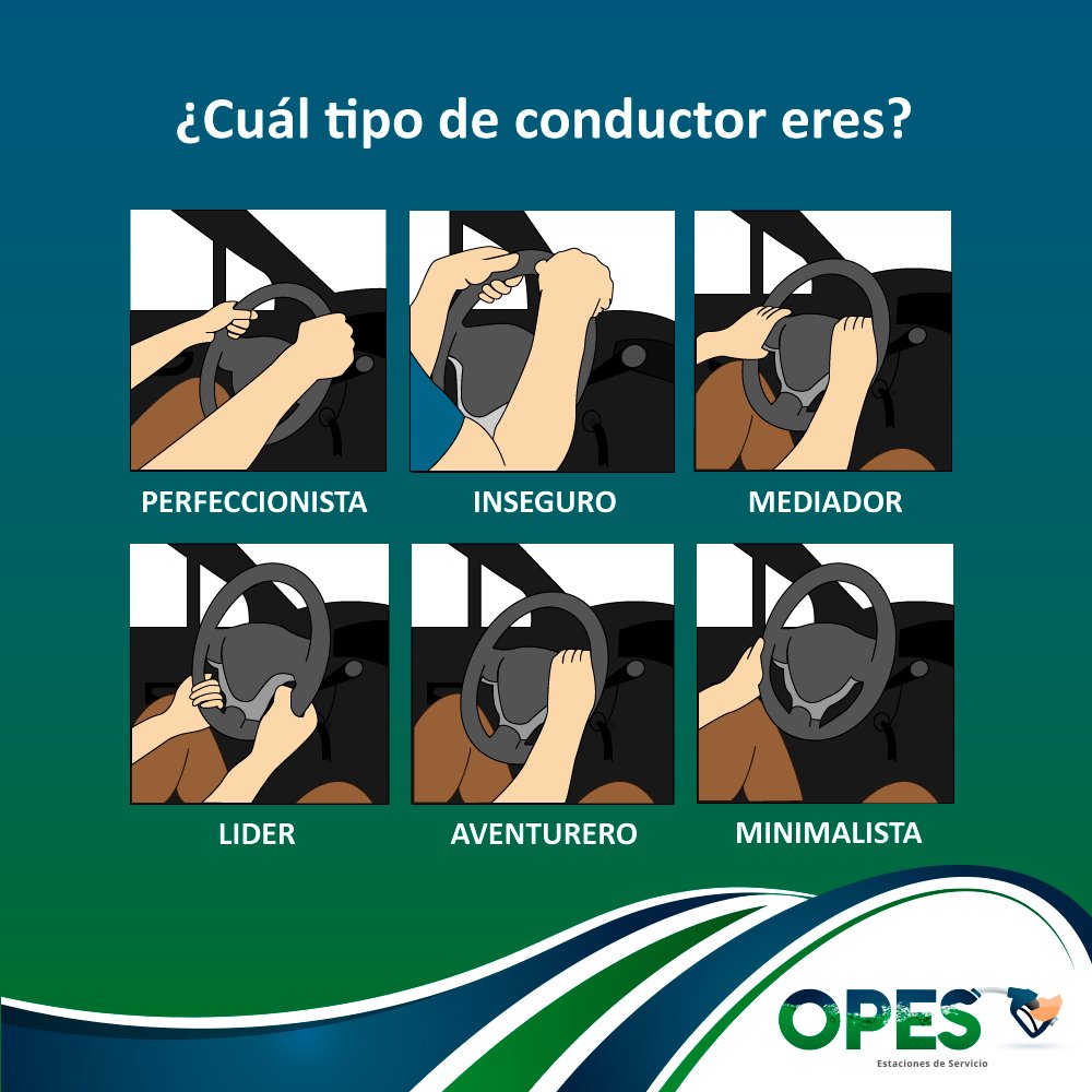 Opesltda's tweet photo. ¿Cuál tipo de conductor eres? 
#EstaciónDeServicio #EstaciónDeGasolina #BombaDeGasolina https://t.co/CQ3wCABf5D https://t.co/dTFLwp0GmU