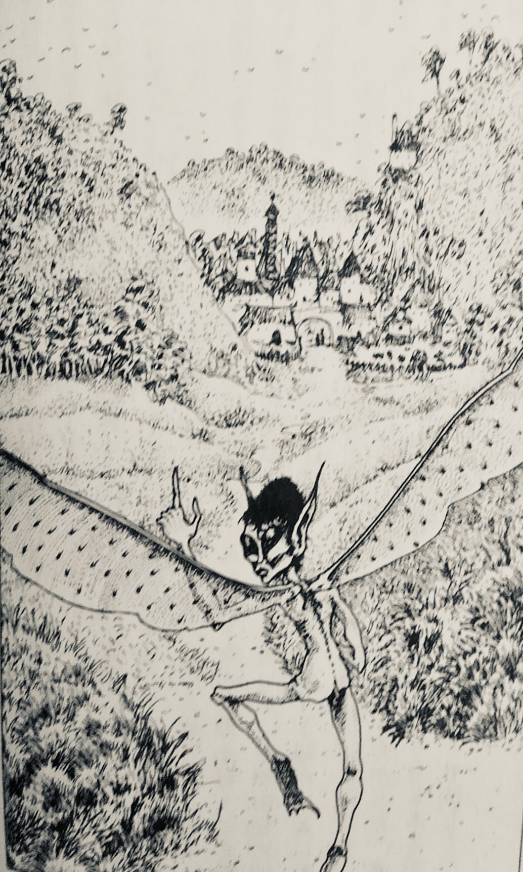 ニフ 魔法使いの丘 シャムタンティの丘を越えて 美しい花が咲く丘陵を ちいさな妖精といっしょに 魔法使いからお茶で もてなされながら歩いていくファンタジー クライマックスは囚われの娘を助けるため 洞窟の怪物に自ら挑む 素人は騙せる ソーサリー