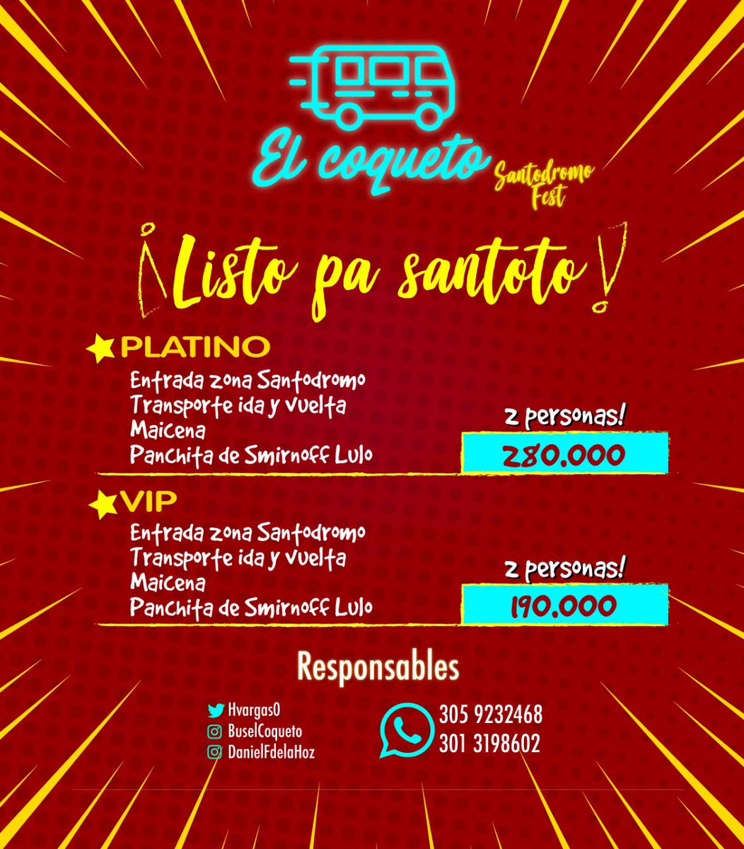 Mariogiraldor's tweet image. Oye mi amorcito yo te llevaré al bus del coqueto pa parcharnos otra vez 

Más info @hvargas0