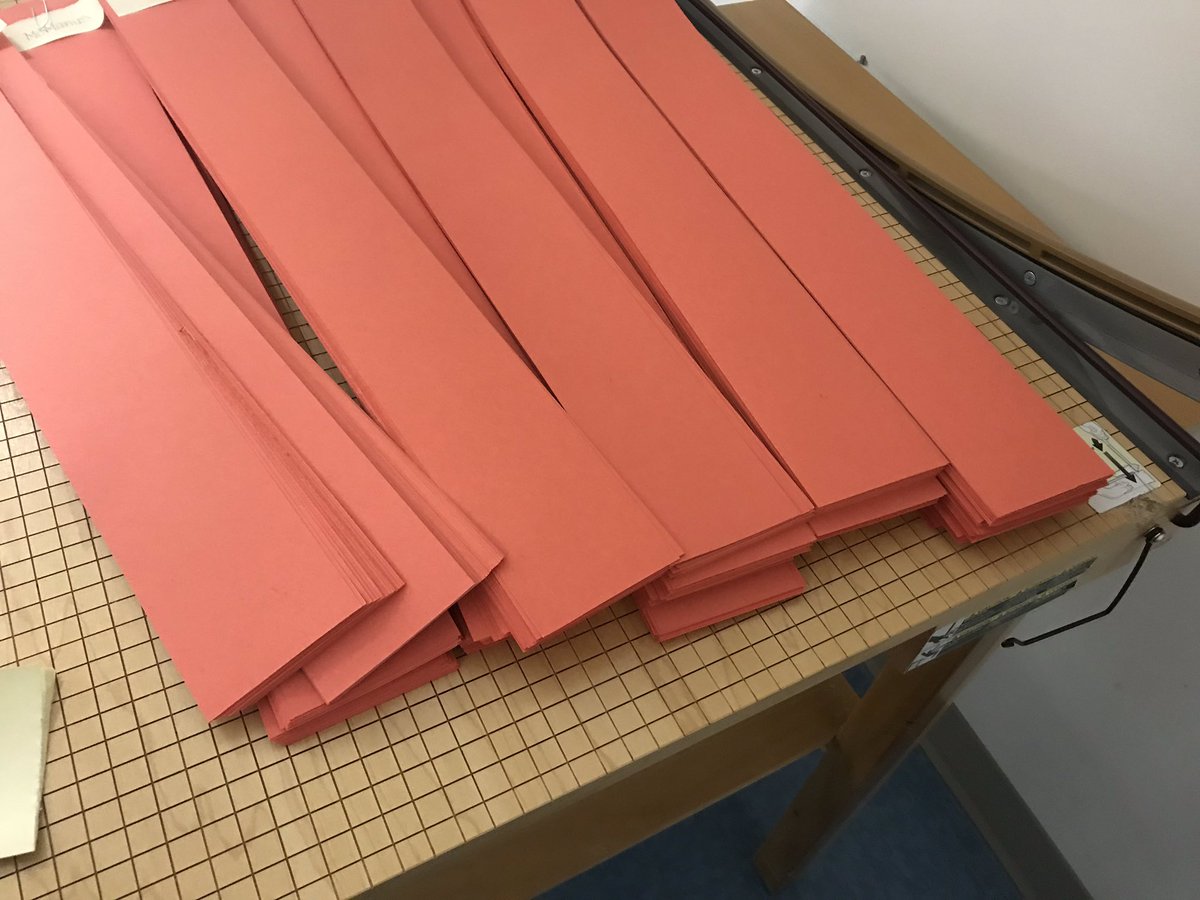 IamKeonte's tweet photo. I volunteered at Liam’s school today, cutting paper strips for a #UnityDay2019 project for tomorrow. Over 500 strips cut, took me three hours 😩. But it was a great distraction from all that’s going on. Can’t wait to see what they come up with. #AACPSAwesome #ProjectUnity https://t.co/bUvQimMSWc