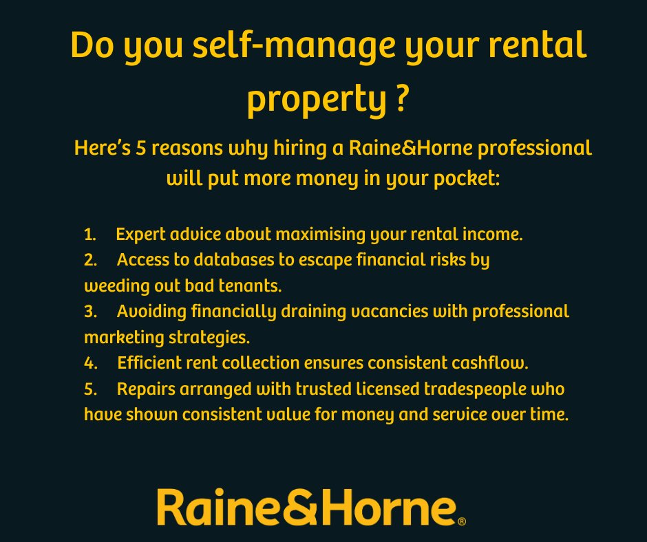 RHRockingham's tweet image. Professional Property Management.