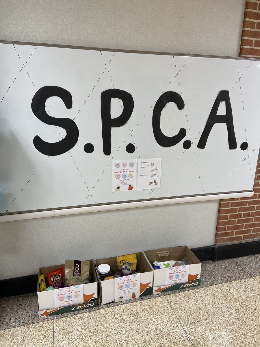 Please don’t forget to donate to the SPCA. Donations can be dropped off in the Trimmer lobby. The donation drive ends Friday, February 14th! #wyproud