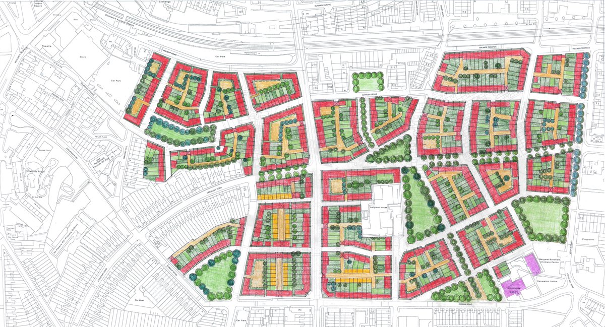 … and there still are a few (a very few) who know how to plan streets, blocks and square that have clear backs and fronts and some life and variety in them