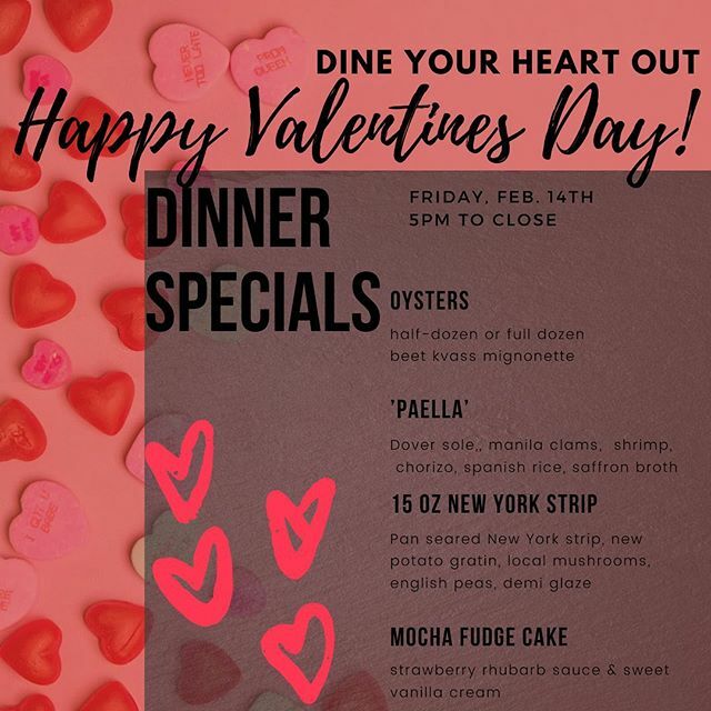 Will you be our Valentine ? ❤️ Check out our Friday specials! Can be ordered separately or order it all for you and yours and we will kick you a 10 dollar discount because we love Love 💕 🍻 ift.tt/38nTfQs
