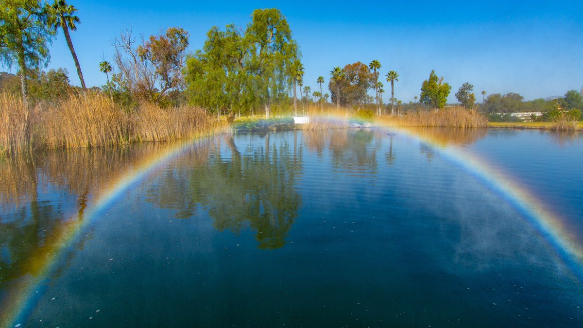 Who says you can walk into a rainbow. I made this today then photographed it. @JimCantore @Ginger_Zee @mikebettes @TWCAlexWilson @ABCNewsWX @LittleJoeTV