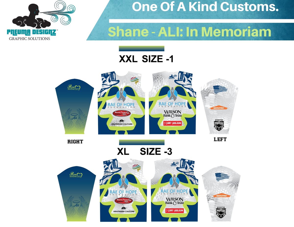 RaeofHopeFnd's tweet photo. We have a custom fishing shirt in production thanx 2 @FishingLloyd. If U would like to purchase one in support of our foundation, we need a min. of (10) to go thru w/it. They will be $55, $60 w/name on back. @girlskickinbass @EasyKasting @RiplipL @BHOAdventures @Bassreaperbaits https://t.co/C78glqaIPV