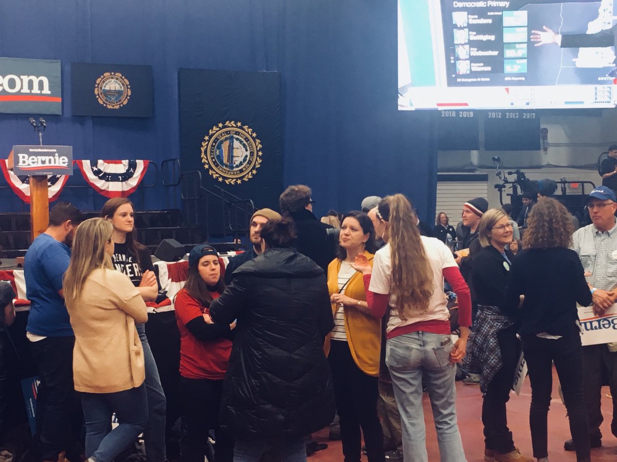 CoasterChamp's tweet image. Here at what looks like could be a #NewHampshire victory party for #BernieSanders.
#FITN