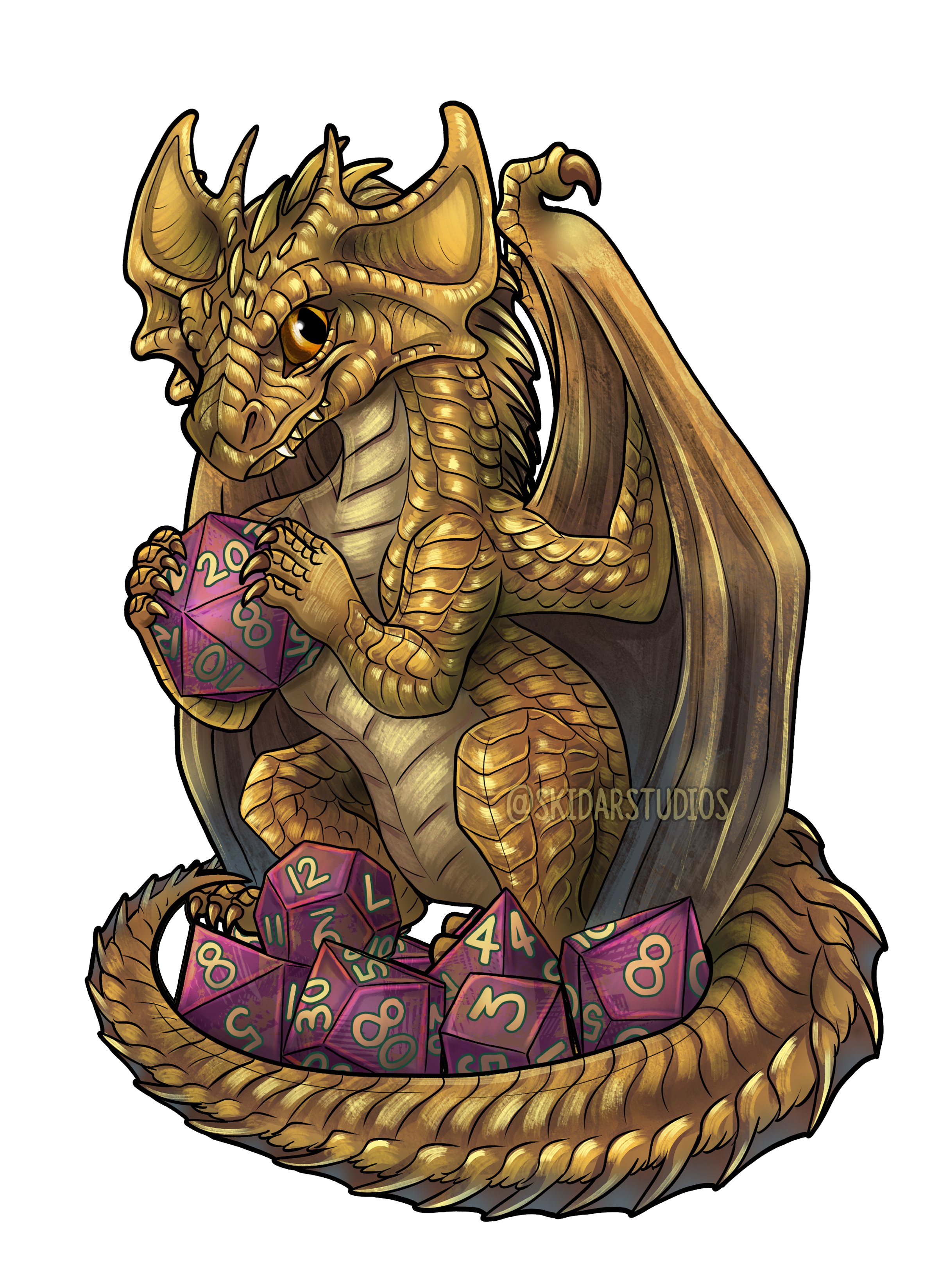 Chrostone Ridgway on X: Brass Dragon! I did ref that badass head plate  from the MM cause I love it sooo much. Up on my redbubble!   #skidarart #dragon #brassdragon #dicehoarders #dnd #