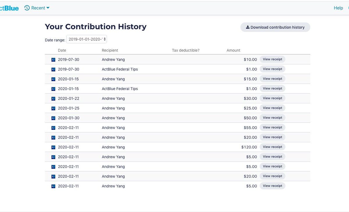 Oh no :/ apparently <a href="/AndrewYang/">Andrew Yang🧢⬆️🇺🇸</a>’s campaign was just suspended. This makes me extremely sad. I just hosted an online fundraiser raffle last night that raised $600+. #yanggang
