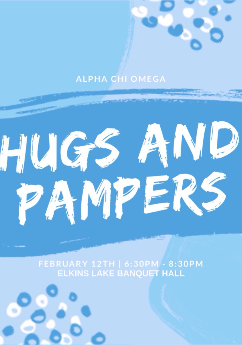 shsu_axo's tweet photo. Hugs and Pampers is tomorrow from 6:30-8:30pm at Elkins Lake Banquet Hall!! Come out and donate goods to the SAAFE house!! <3 The organization that donates the most stuff gets $200 to their philanthropy! #shsuaxo #hugsandpampers #AXOHealthyLove https://t.co/Sv9zIjOfSC