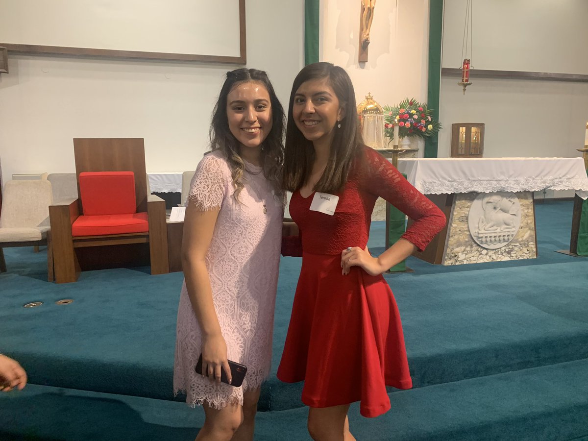 alindsalas's tweet photo. We really out here being confirmed 😳✝️(side note me and Ariana can’t take normal photos) https://t.co/2dkuC1AJMR