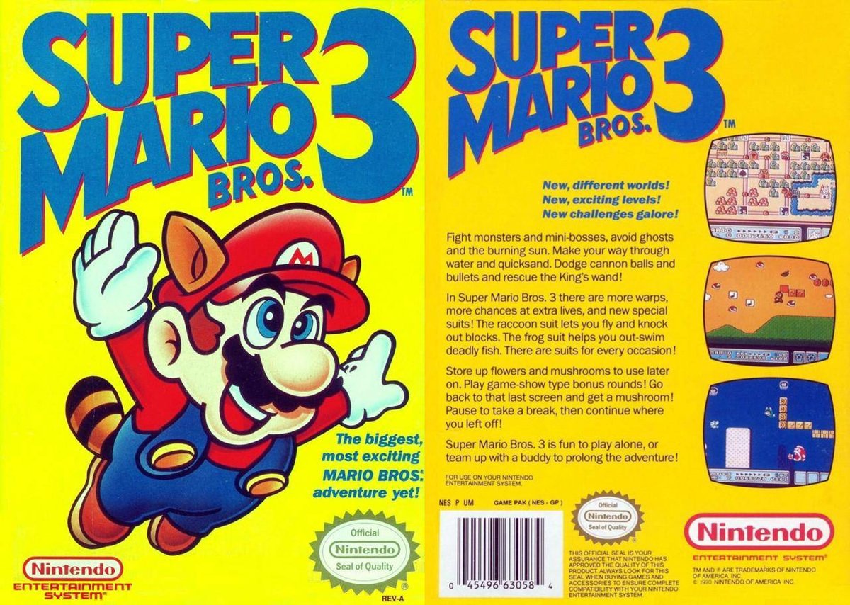 Stealth Tomorrow Is The 30th Anniversary Of Super Mario Bros 3 In North America The Iconic Yellow Box The Angry Sun All The Different Power Ups The First Appearance Of The