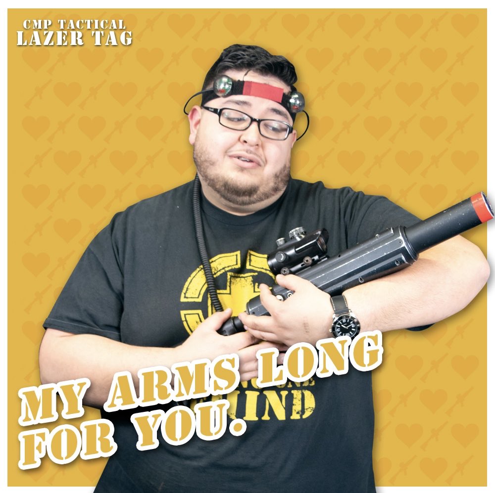 CMPTacticalFF's tweet image. These arms were made for hugging... and shooting. It’s our second Valentine Card for the week. Be sure to stay tuned for more. And don’t miss BOGO sessions this week Feb 13-14&amp;amp;16! bit.ly/CMPFFval20