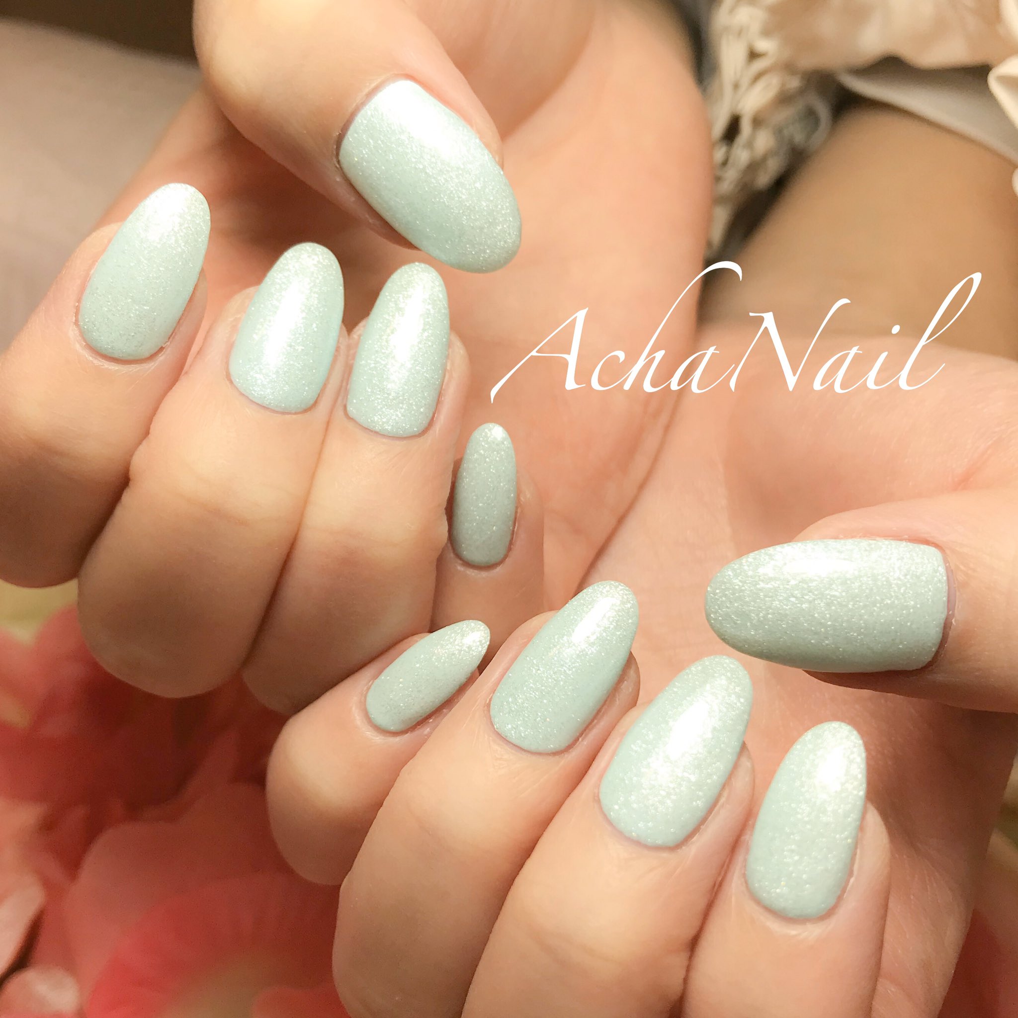 ネイリストasami Achanail パステルミントグリーン T Co Swpfe4krmn ネイル ジェルネイル フィルイン フィルイン導入サロン 南池袋 池袋 池袋ネイルサロン ネイルデザイン ミントグリーン パステルネイル シュガーネイル