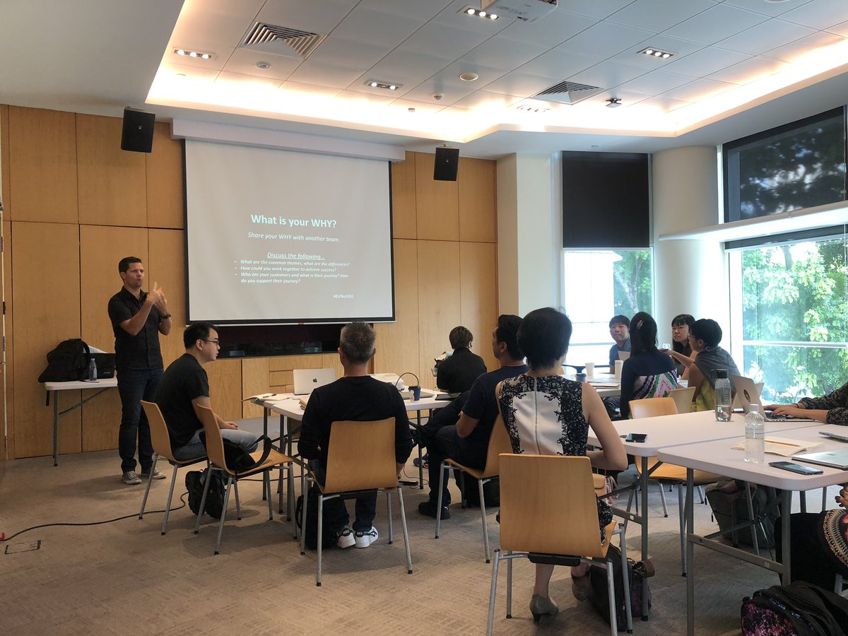 anmowat's tweet photo. As it always should, it all starts with Why. One of the things I love about @mrkempnz βa work is that it is always grounded in the why. #edtechsg @EduSpaze https://t.co/g18BGwShZ1