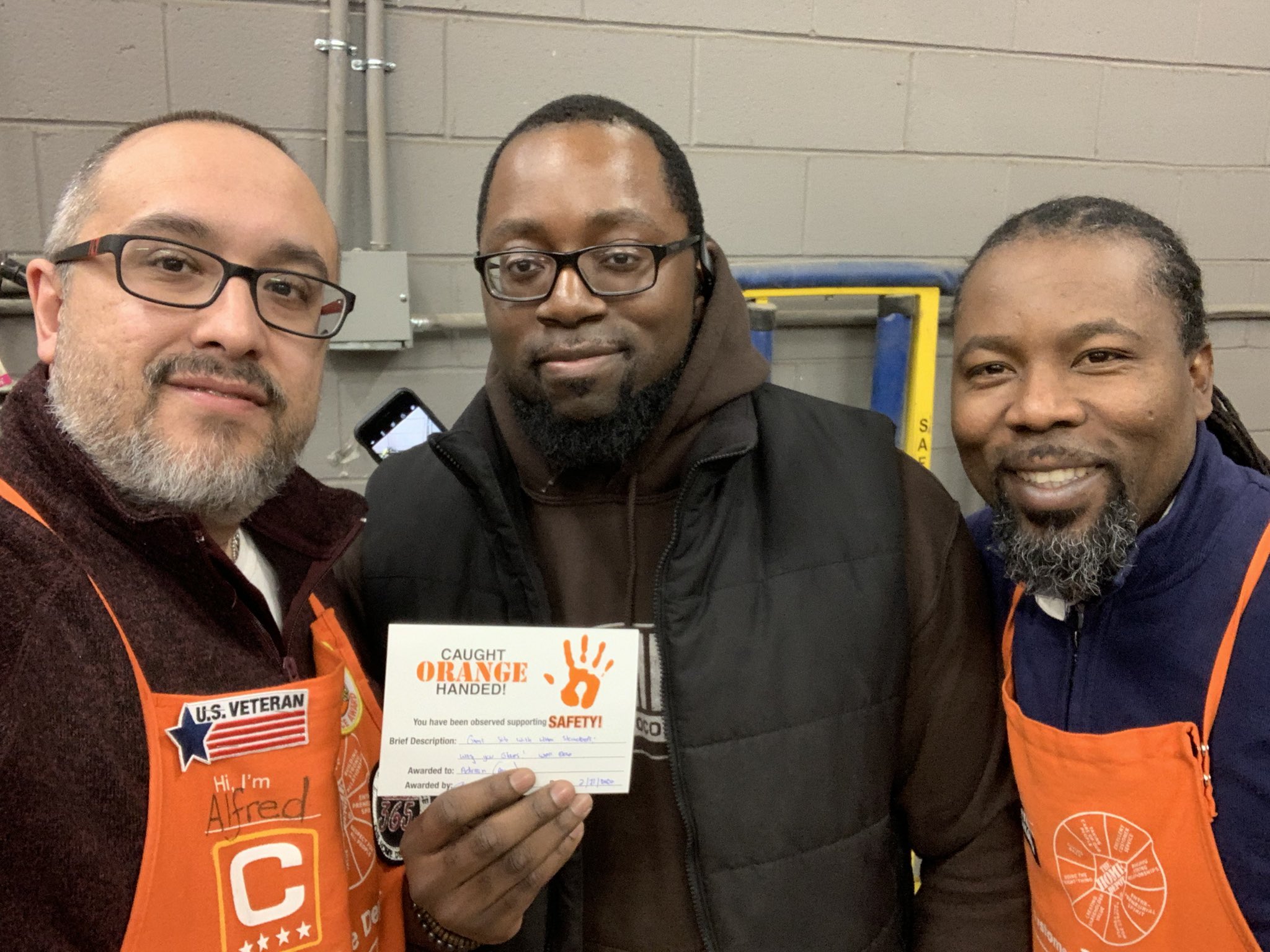 Alfred Gonzalez on Twitter "Nice job to Adrian caught “Orange handed