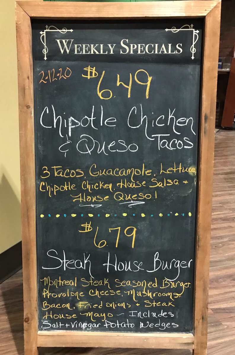 New Limited Time Offers will be available at the Beaver Lodge beginning Tuesday, February12th!