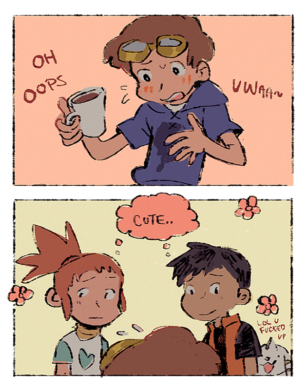 all my tamers trio thoughts can be boiled down to "takato baby" 