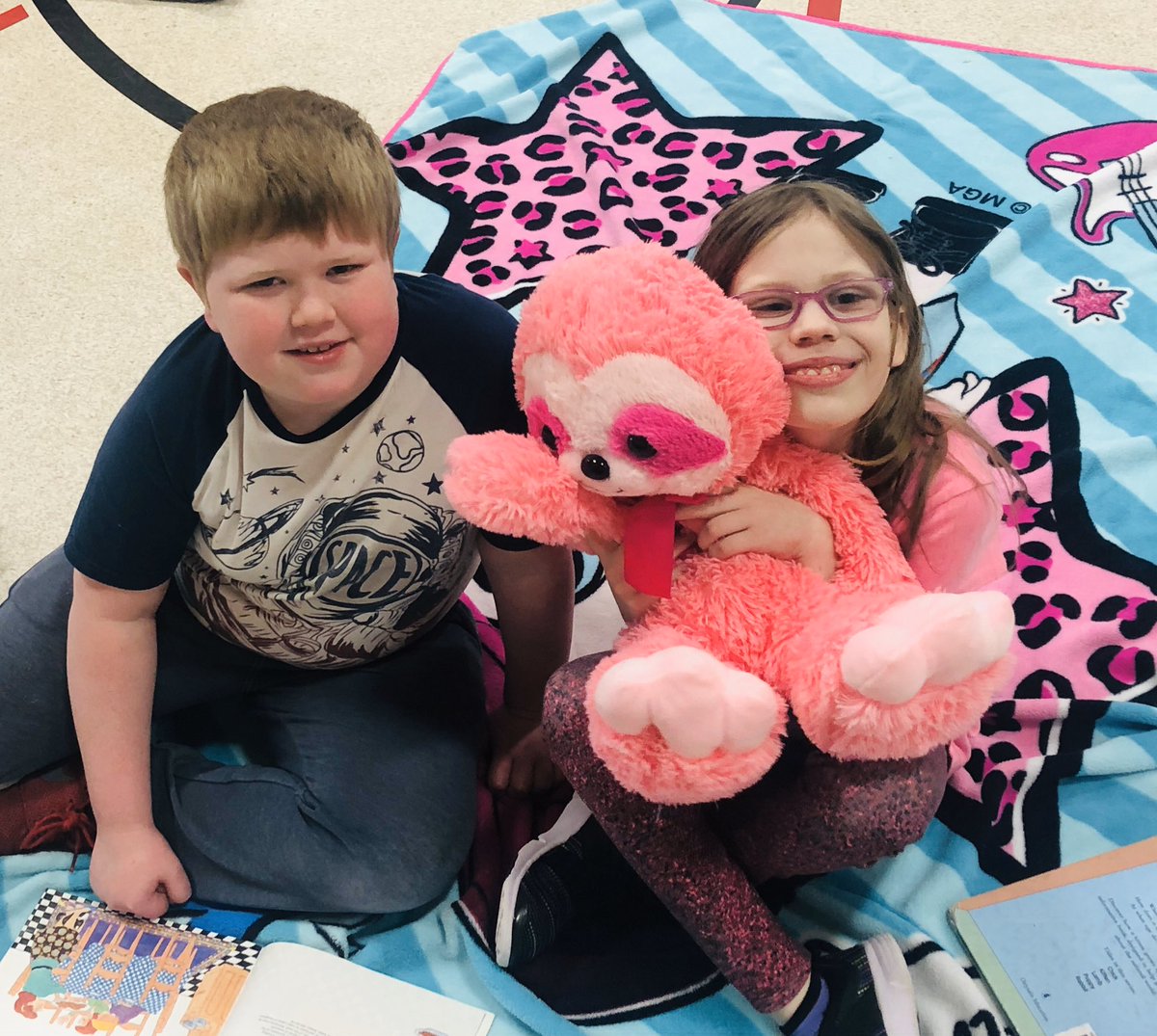 streeterpride's tweet photo. Celebrating filling the Tower of Pride with cocoa, books, blankets, and friends! #ilovetoread #JoyfulLeaders #KidsDeserveIt https://t.co/hEe1qooJgF