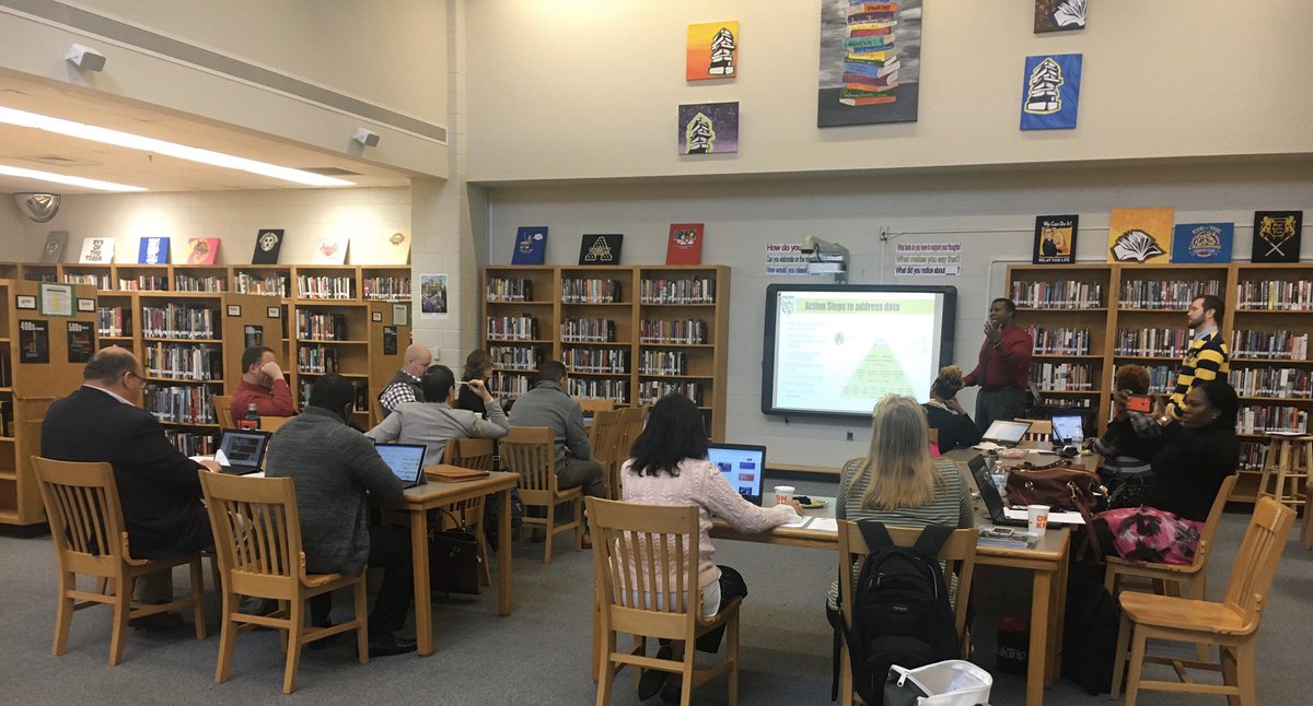 HS principals and APIs had an opportunity to share how their school triangulates and responds to quantitative &amp; qualitative data. The day was filled w/ collab. conversations, resource sharing, &amp; goal setting. We are ALL in this TOGETHER!  #NCSSBeTheBest #SecondaryEducation