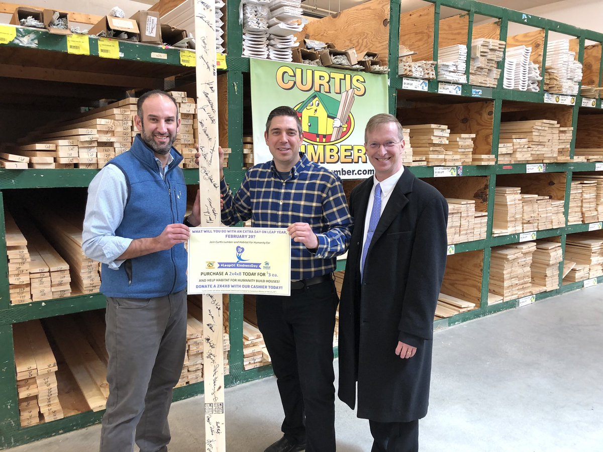 Saratoga County Chamber of Commerce (@saratogachamber) on Twitter photo BREAKING News - Our friends at <a href="/curtislumber/">Curtis Lumber</a> report that customers have already purchased & donated 419 2x4’s to <a href="/Habitat_org/">Habitat for Humanity</a> as part of #leapofkindnessday effort. Plenty of time to visit any of their stores to support this cause! #leapyear #leapofkindness #leapofkindness2020 BREAKING News - Our friends at <a href="/curtislumber/">Curtis Lumber</a> report that customers have already purchased & donated 419 2x4’s to <a href="/Habitat_org/">Habitat for Humanity</a> as part of #leapofkindnessday effort. Plenty of time to visit any of their stores to support this cause! #leapyear #leapofkindness #leapofkindness2020