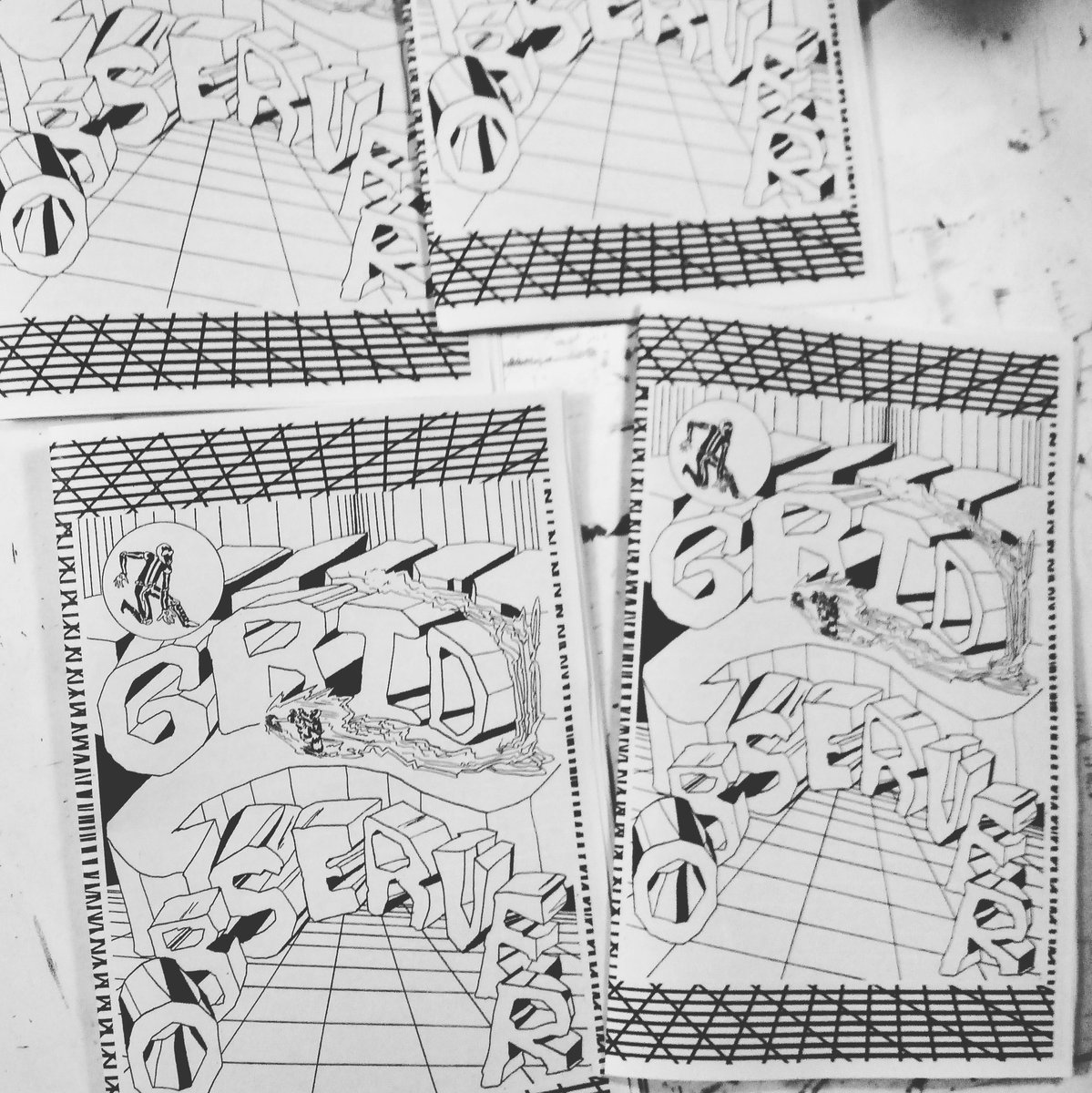 yeahdudecomics's tweet photo. Grid observer issue 3 is here!
New chapter in my ongoing math fiction serial about a being observing the world known as the grid.
Get a copy when you order ANYTHING in my webstore!
#gridobserver
#comics #art #drawing #illustration #comic #grid #comix #scifi #mathfiction #buyart https://t.co/7huG5Ws9YL