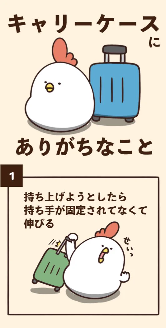 どれを買っても一緒？キャリーケースにありがちなことwww