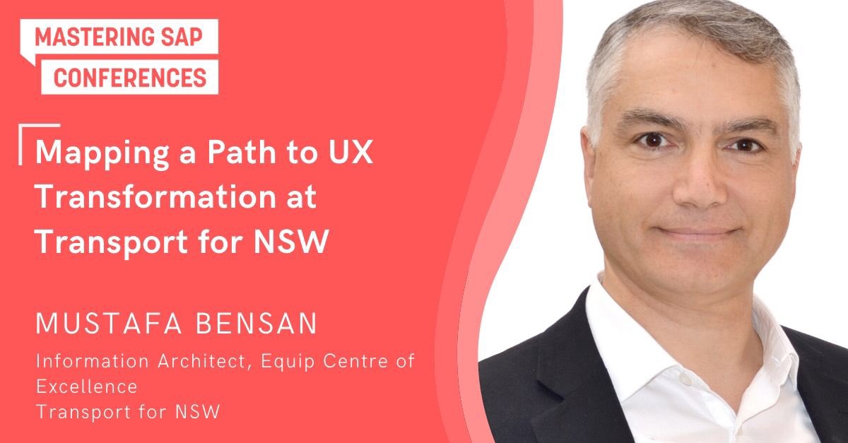 Looking forward to talking about User Experience at the upcoming #masteringSAP conference in Melbourne, Australia:  masteringsapconference.com/msap/aus/