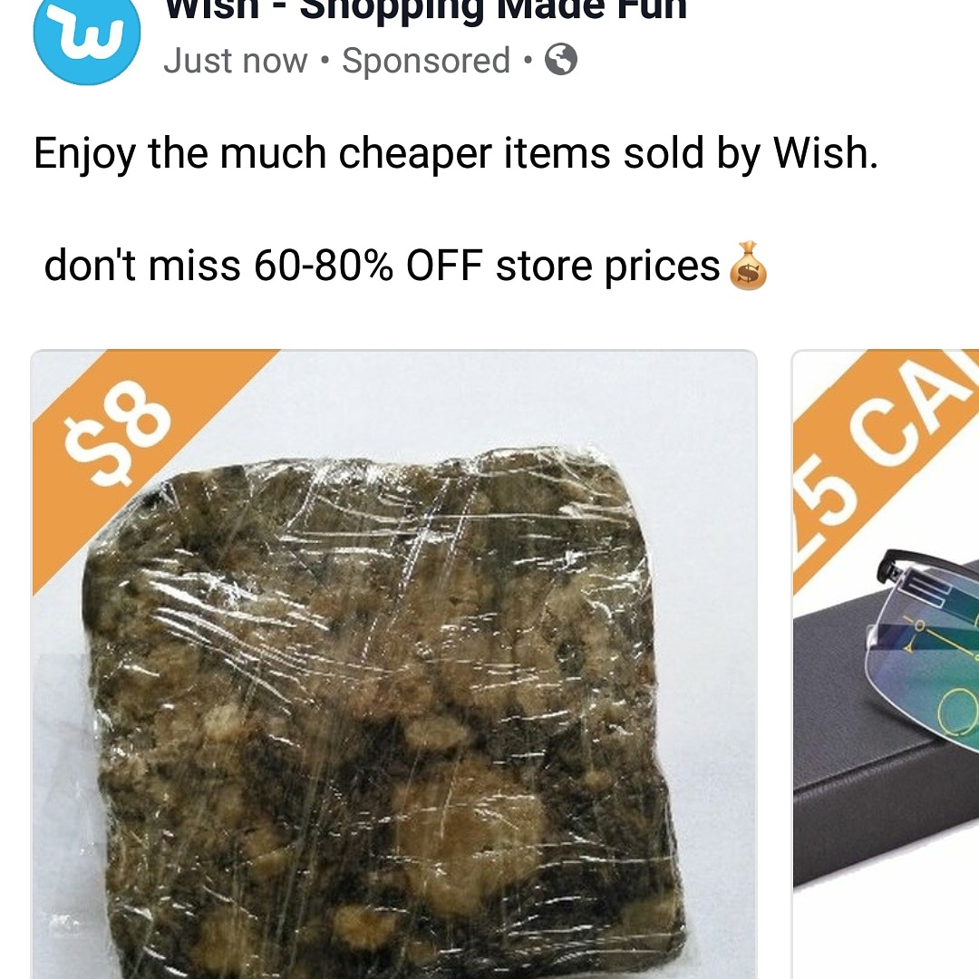 Aus505's tweet photo. Wish trying to sell me a moldy browny https://t.co/ALF5v9x3Ij