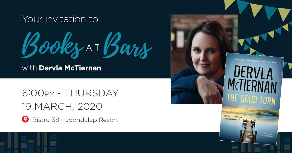 Our first Books at Bars for 2020 will be with the incredible Dervla McTiernan!

There are limited tickets available - so don't miss out!

Bookings here: buff.ly/36le3GB <a href="/DervlaMcTiernan/">Dervla McTiernan</a> <a href="/HarperCollinsAU/">HarperCollins Aus</a> #BooksatBars