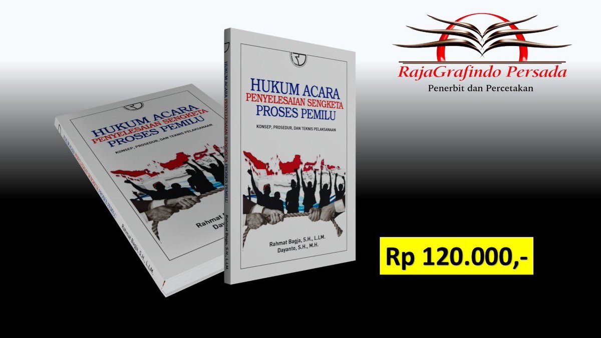 Telah terbit buku tentang penyelesaian sengketa pemilu