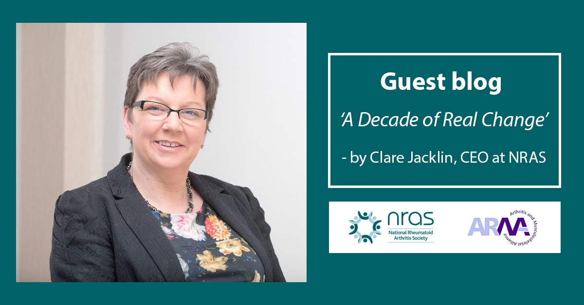 NRAS_UK's tweet photo. Our CEO Clare Jacklin was featured in the @WeAreARMA February newsletter, where she talks about NRAS' 2020 vision for people living with rheumatoid arthritis. 

Read the full article here: https://t.co/mMV133qjFz https://t.co/EIRegUGtJK