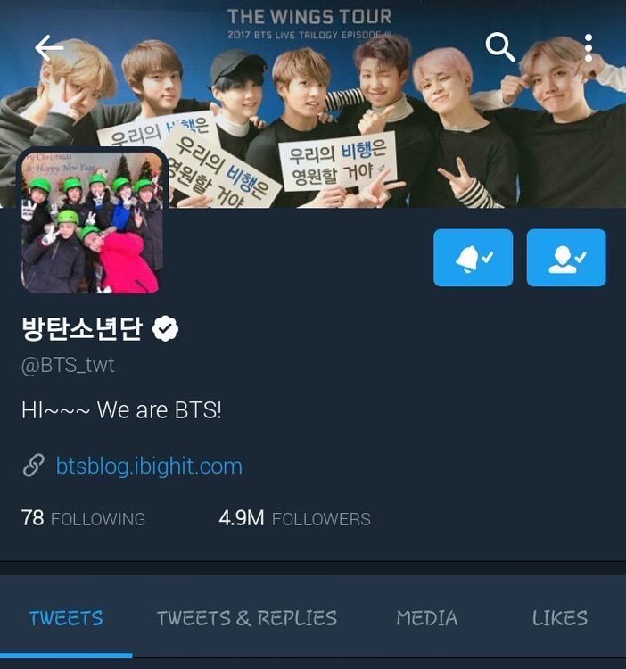 Christmas and New Years pfp change and header for the starts of the Wings Tour (Feb 2017)