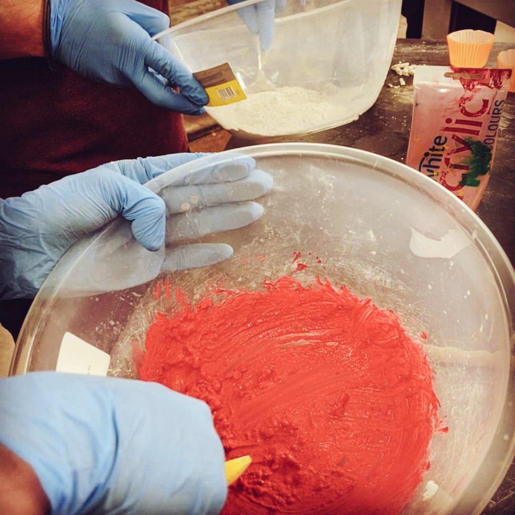 SteamFortLtd's tweet photo. Getting creative @ntuadbe. Second day with #furniture students.

Exploring #concrete &amp; #plaster #casting. Using #scent , #colour, #texture, #fabric &amp; different moulding materials.

Investigating casting techniques &amp; benefits, credentials &amp; #impact of concrete

@NTU_CADQ https://t.co/HO4Bc5K6e2