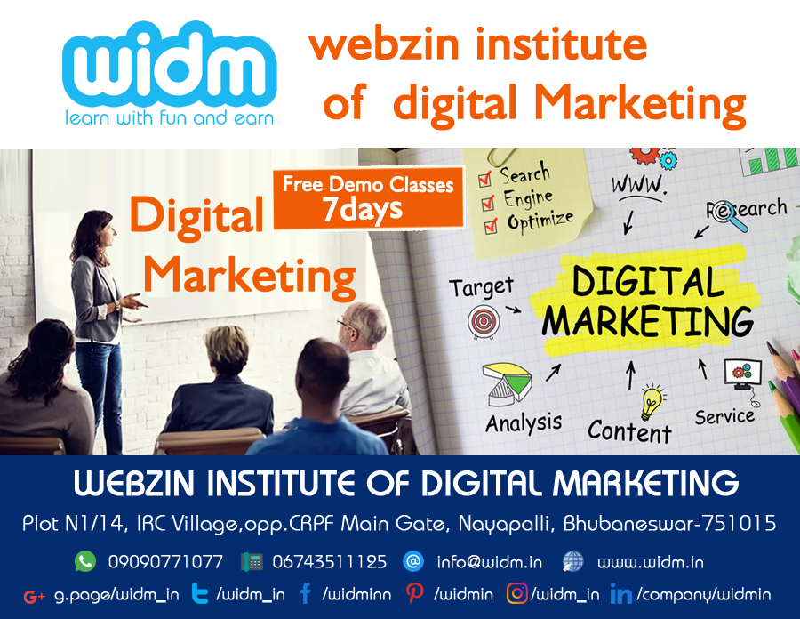 widm_in's tweet photo. Join WIDM digital marketing courses in Bhubaneswar for training on SEO, SMO, SMM and web development courses. This courses examines how to manage and set a strategy for a brand.

#WIDM #digitalmarketing #Bhubaneswar #TrainingCourses #placements #SEO #SMM #SMO #digital #marketing https://t.co/E1BkbkuqN5