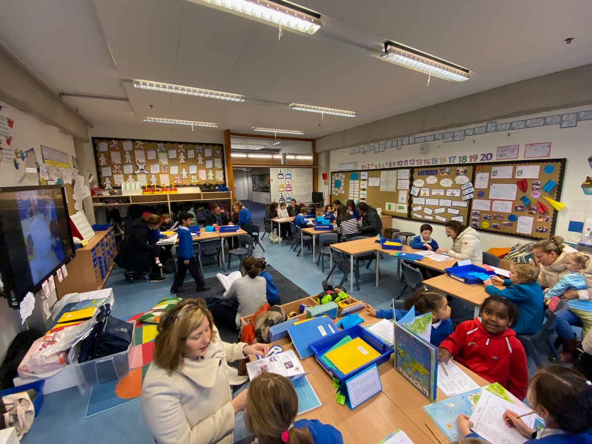 BSNJSV's tweet image. Opening morning is here! #JSVY2 have been showing their parents what they have been learning this term. Instructional writing, multiplication, division, science experiments and paper aeroplane making in DT are just a few areas of learning that the children have enjoyed.