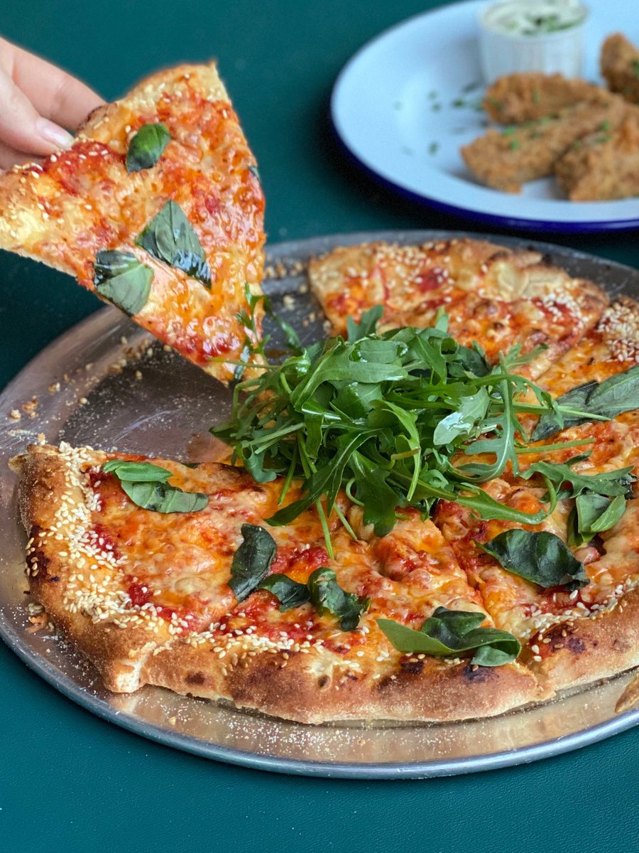 Grab a half price #veganpizza from 6-10pm PLUS 50% off all vegan food, all day every Mon to Weds this month 🌱🍕🍔🍟🌮 #WednesdayMotivation #londonvegans
