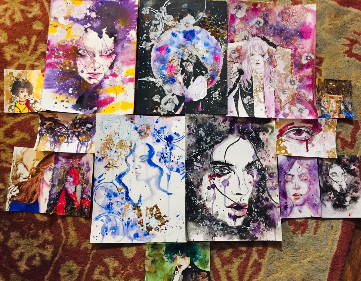 This is what happens when you start painting every day for a couple weeks