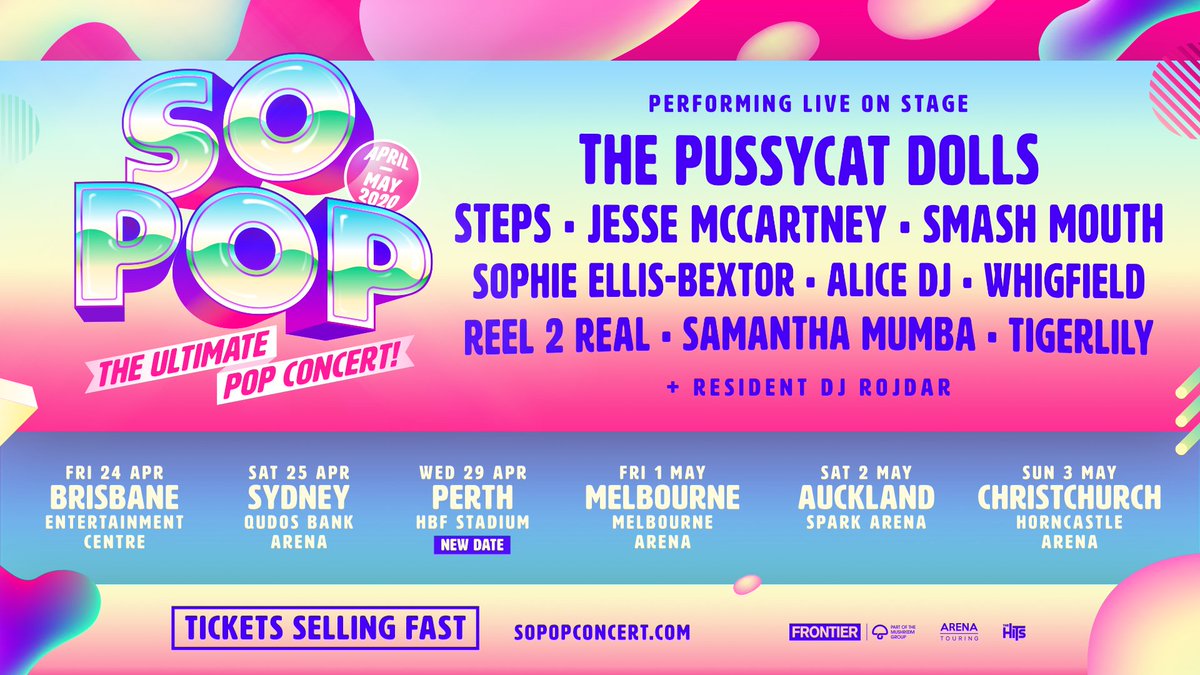 2️⃣ months until So Pop 2020 🥳 This April – May, the rocket clock winds back to ‘90s / ‘00s for the Ultimate Pop Concert featuring your favourite iPod Shuffle popstars performing live on the So Pop stage.
