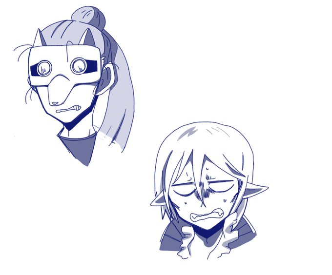 次にリク確認した二人
ヨモツザカ所長とヴェントルーさん
お題箱の方は絵の感想もありがとうございました!本当にめちゃくちゃ嬉しいです 