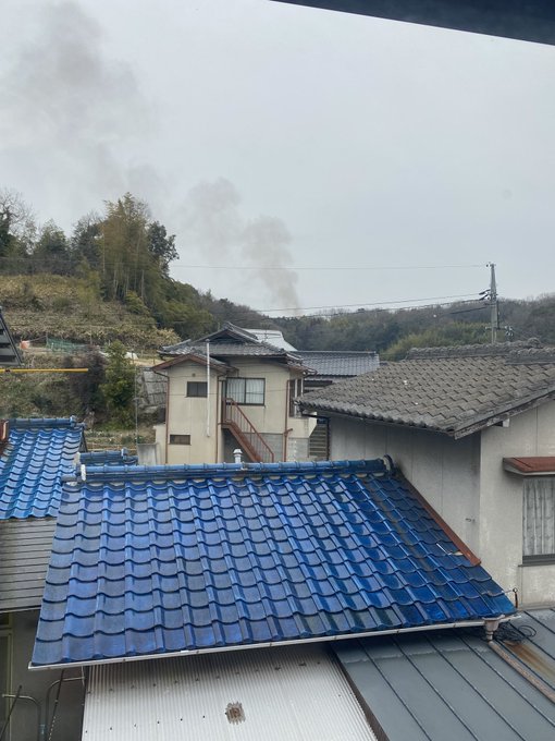火事 岡山県倉敷市真備町岡田で火災 現地の画像や動画まとめ 林野火災 まとめダネ